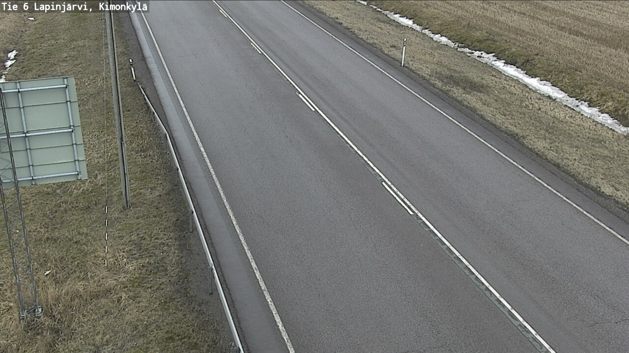 Weather Camera Image Väg 6 Lapinjärvi, Kimoböle, Lapinjärvi, Uusimaa
