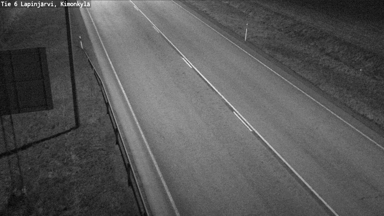 Weather Camera Image Väg 6 Lapinjärvi, Kimoböle, Lapinjärvi, Uusimaa