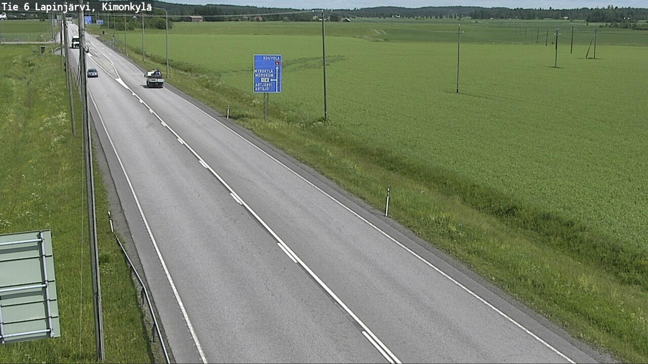 Kelikamerat Kuva Tie 6 Lapinjärvi, Kimonkylä, Lapinjärvi, Uusimaa