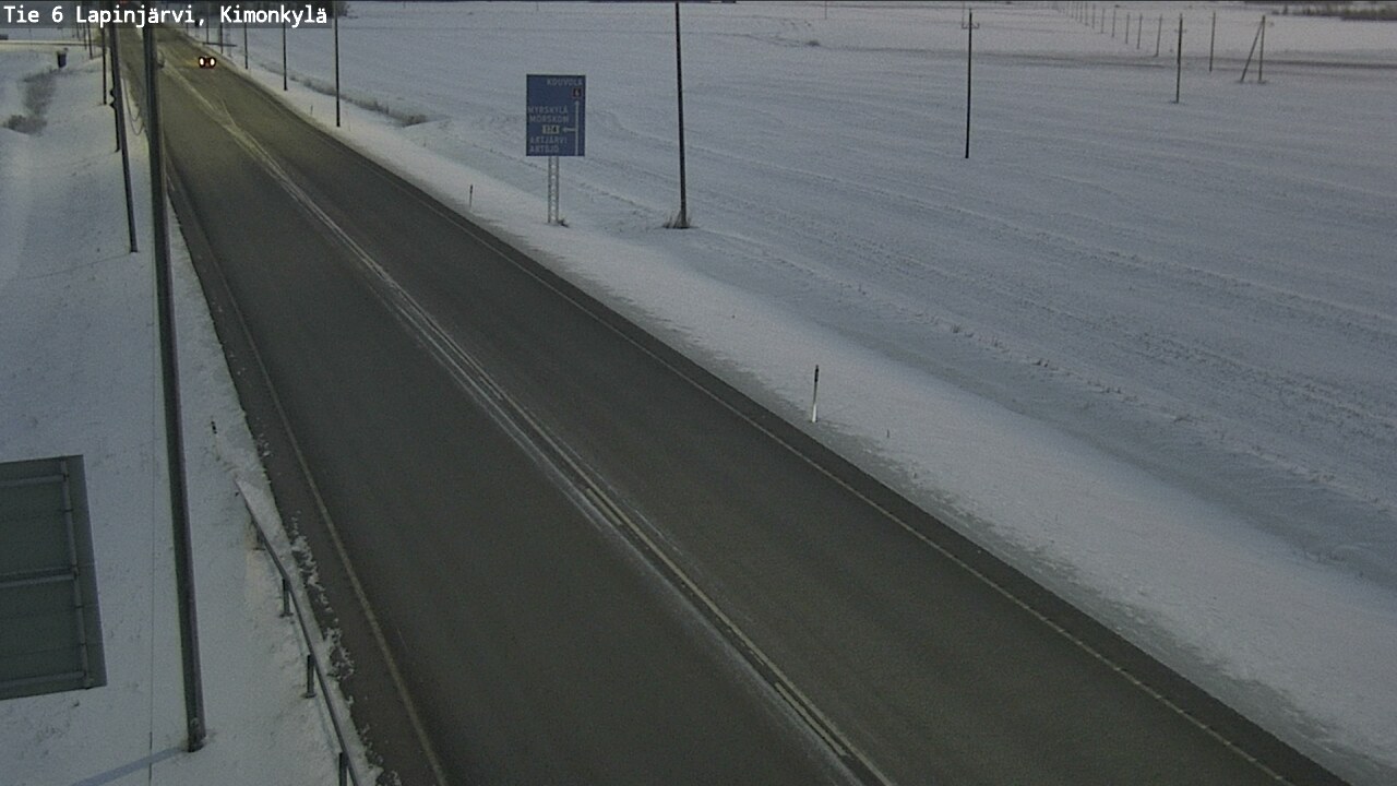 Kelikamerat Kuva Tie 6 Lapinjärvi, Kimonkylä, Lapinjärvi, Uusimaa