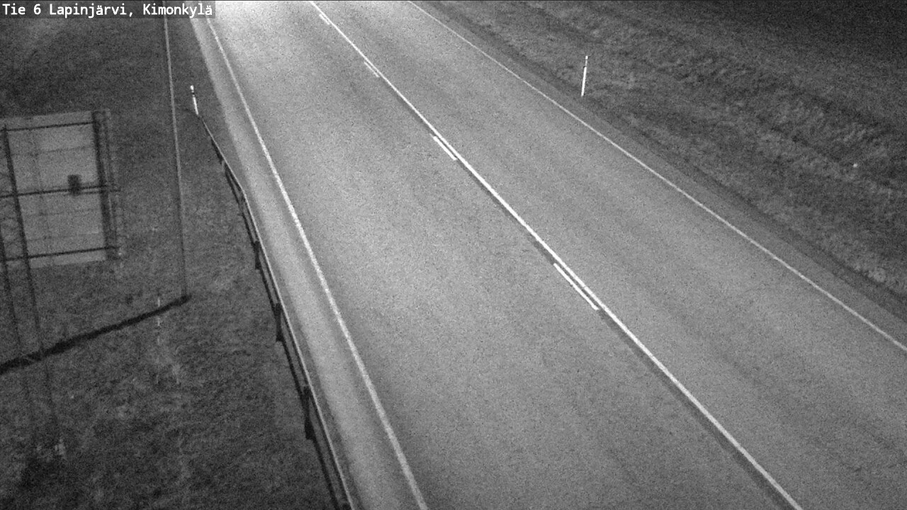 Weather Camera Image Väg 6 Lapinjärvi, Kimoböle, Lapinjärvi, Uusimaa