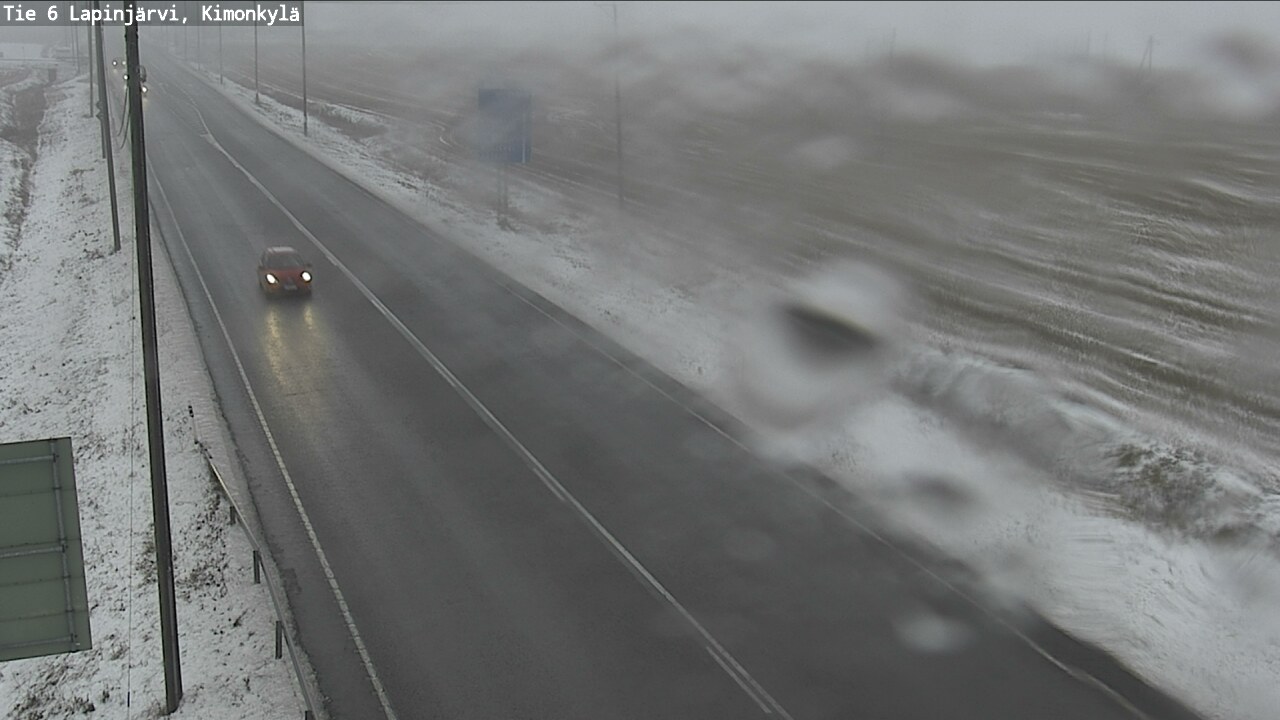 Weather Camera Image Väg 6 Lapinjärvi, Kimoböle, Lapinjärvi, Uusimaa
