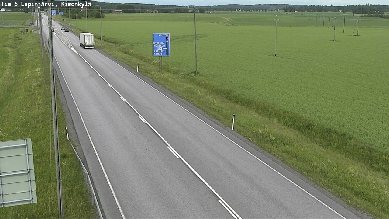 Kelikamerat Kuva Tie 6 Lapinjärvi, Kimonkylä, Lapinjärvi, Uusimaa