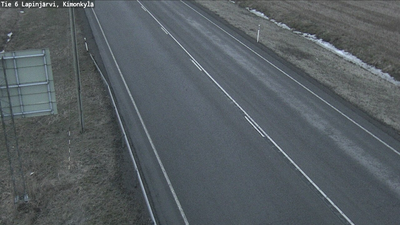 Weather Camera Image Road 6 Lapinjärvi, Kimonkylä, Lapinjärvi, Uusimaa