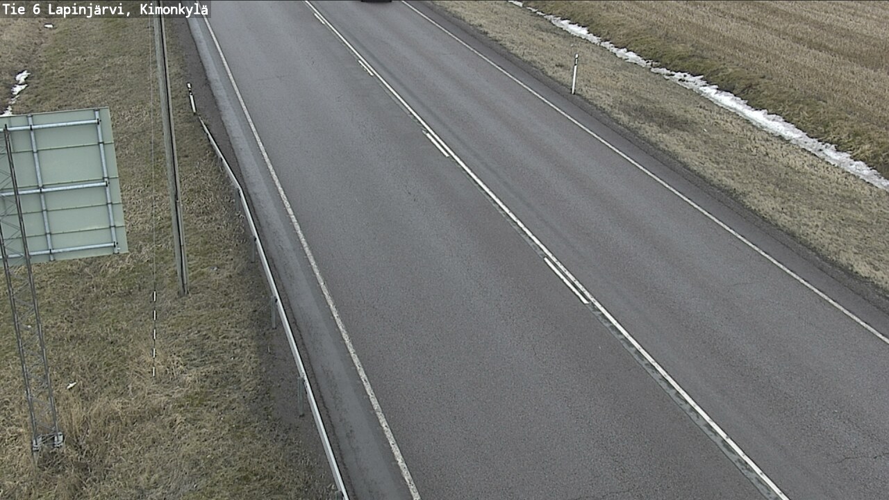 Weather Camera Image Väg 6 Lapinjärvi, Kimoböle, Lapinjärvi, Uusimaa