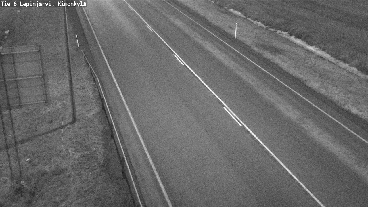 Weather Camera Image Road 6 Lapinjärvi, Kimonkylä, Lapinjärvi, Uusimaa