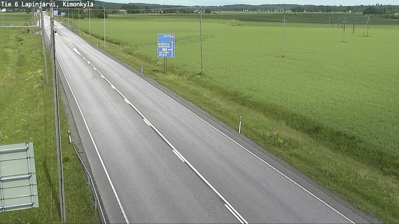 Kelikamerat Kuva Tie 6 Lapinjärvi, Kimonkylä, Lapinjärvi, Uusimaa