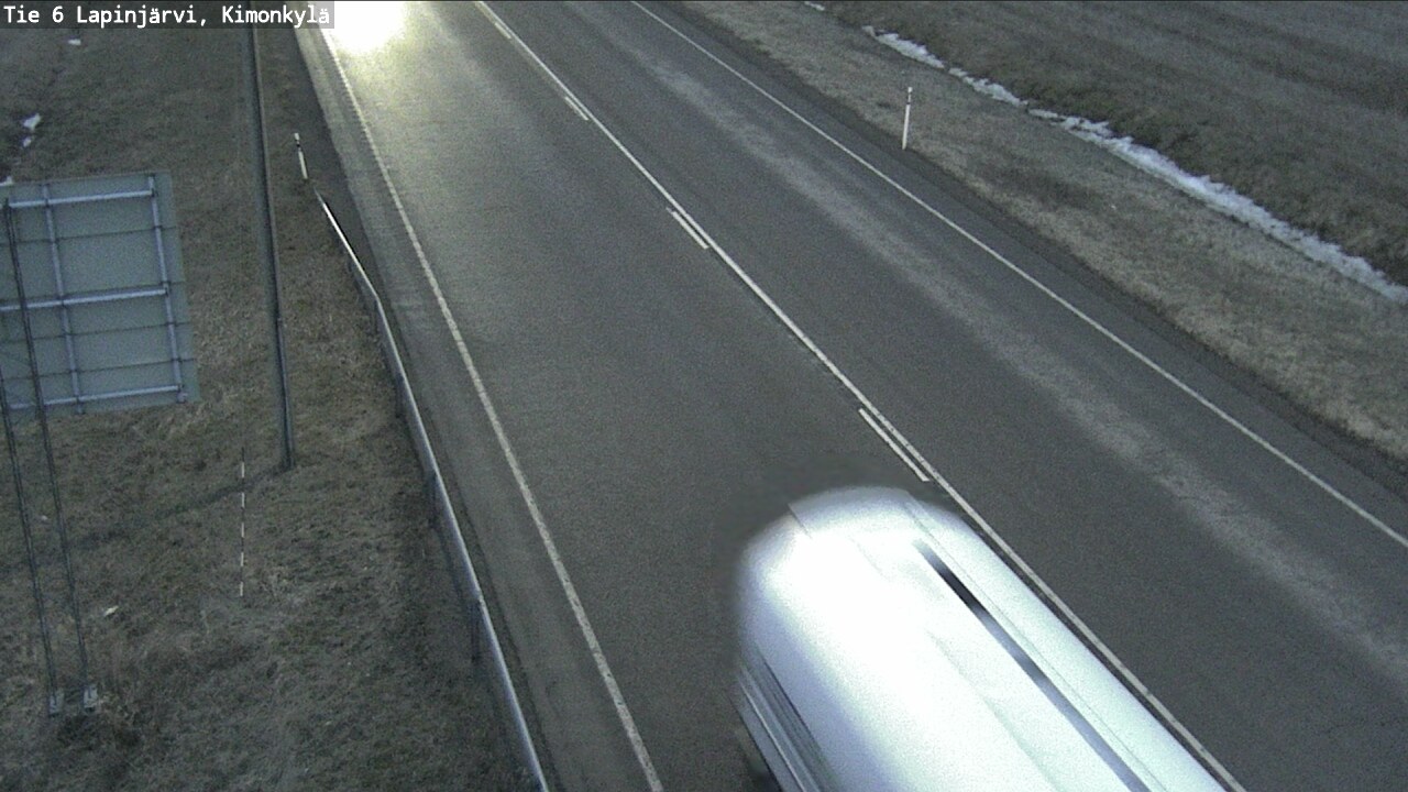 Weather Camera Image Road 6 Lapinjärvi, Kimonkylä, Lapinjärvi, Uusimaa