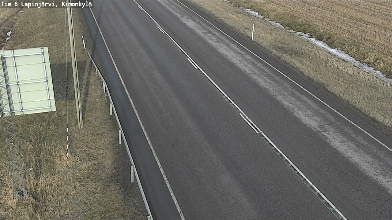 Weather Camera Image Road 6 Lapinjärvi, Kimonkylä, Lapinjärvi, Uusimaa