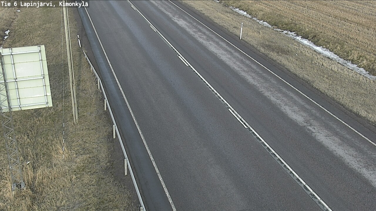Weather Camera Image Road 6 Lapinjärvi, Kimonkylä, Lapinjärvi, Uusimaa
