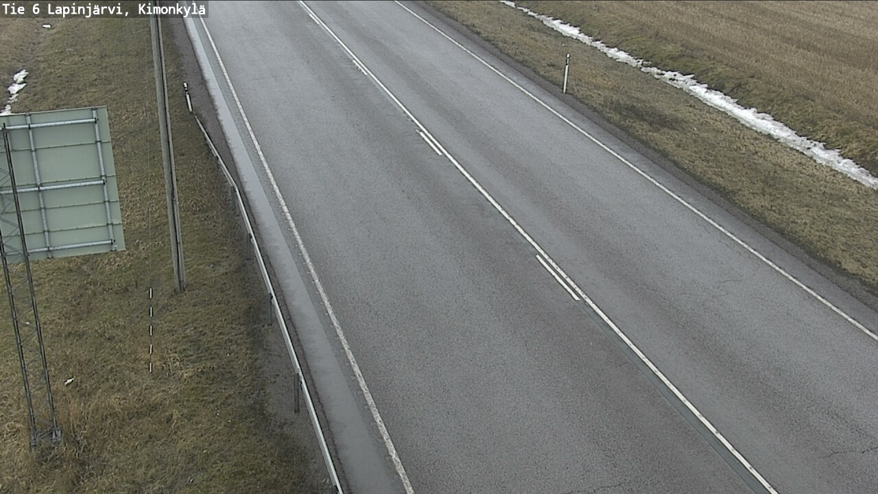 Weather Camera Image Väg 6 Lapinjärvi, Kimoböle, Lapinjärvi, Uusimaa