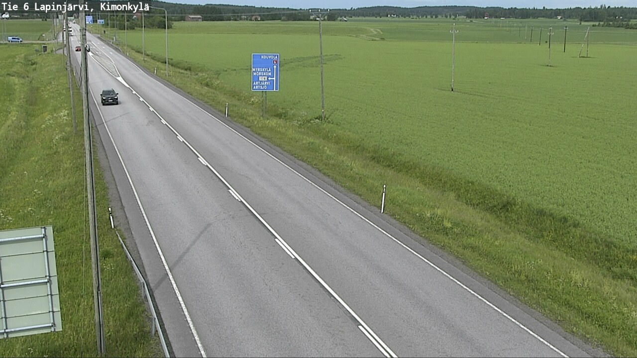 Kelikamerat Kuva Tie 6 Lapinjärvi, Kimonkylä, Lapinjärvi, Uusimaa