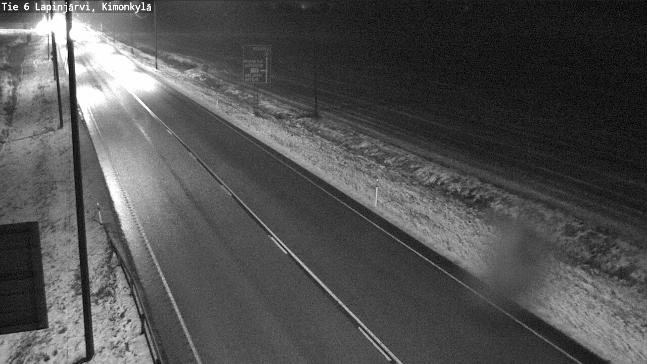 Weather Camera Image Väg 6 Lapinjärvi, Kimoböle, Lapinjärvi, Uusimaa
