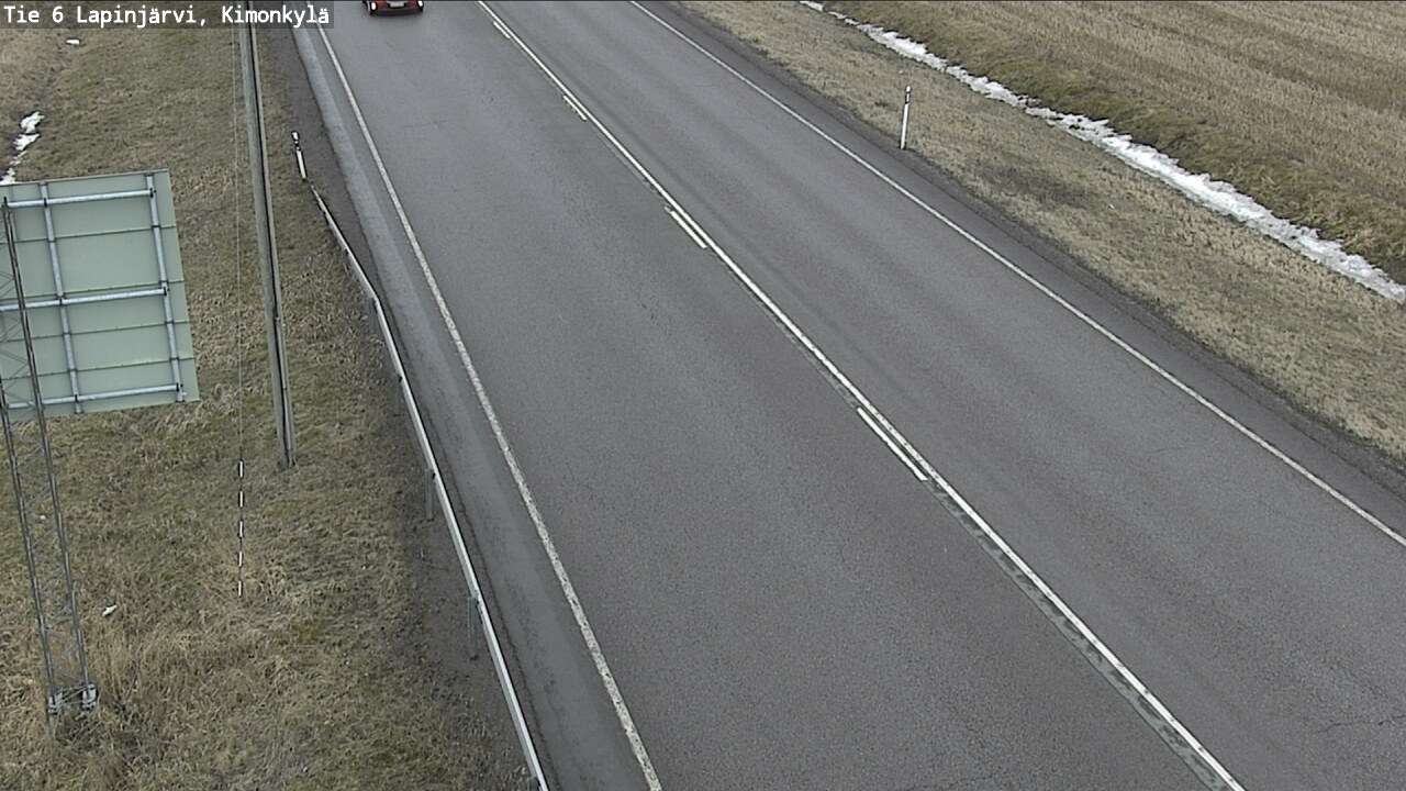 Weather Camera Image Väg 6 Lapinjärvi, Kimoböle, Lapinjärvi, Uusimaa