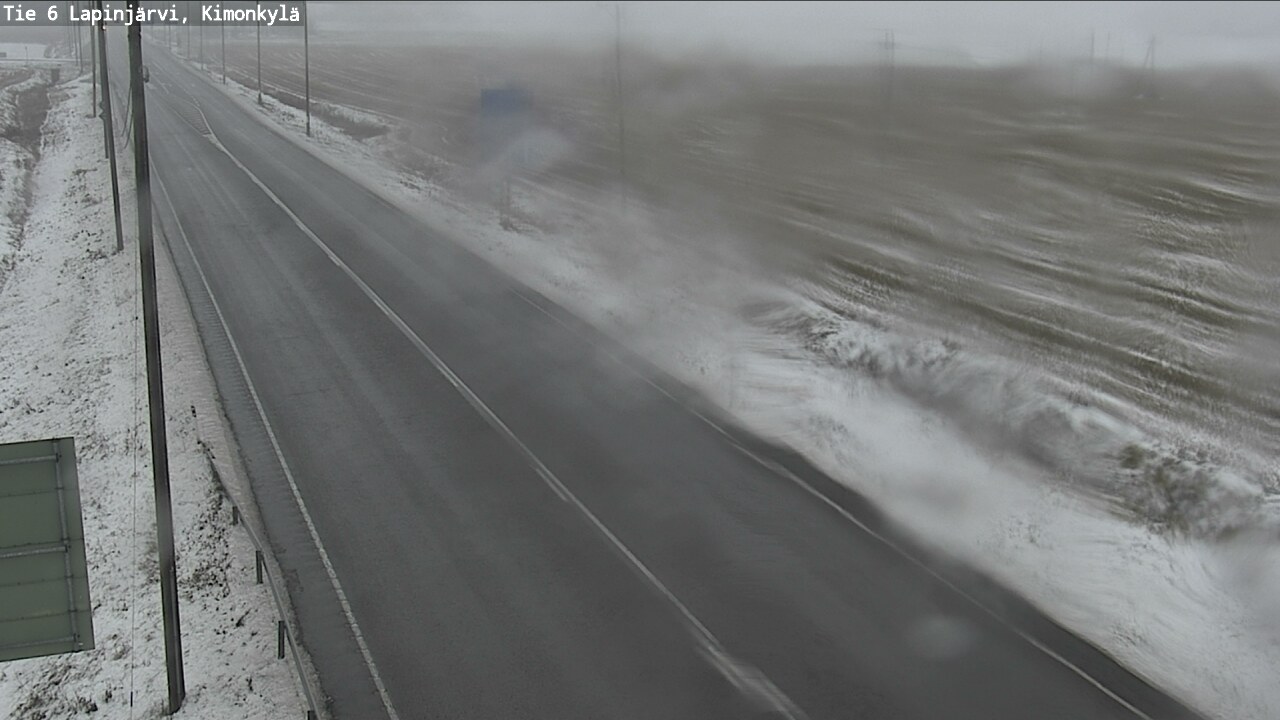 Weather Camera Image Väg 6 Lapinjärvi, Kimoböle, Lapinjärvi, Uusimaa
