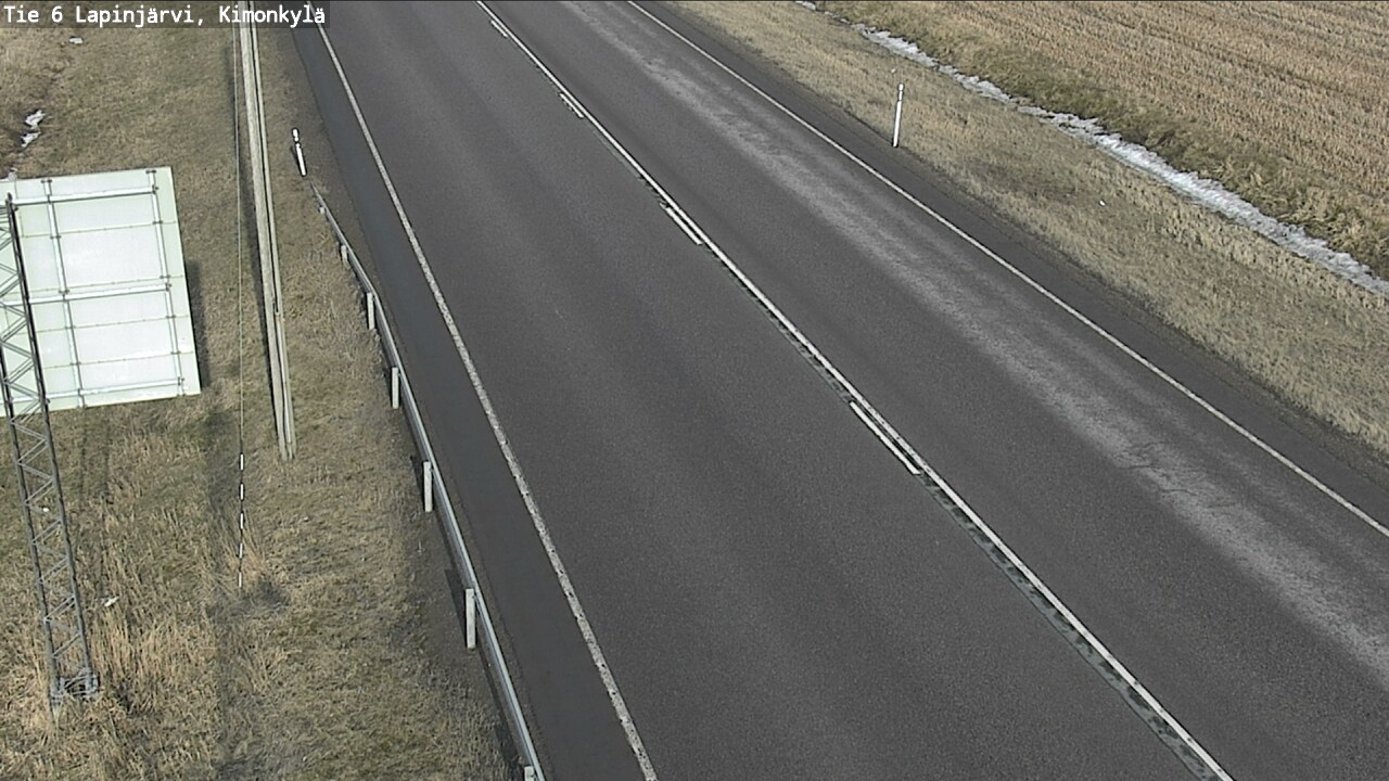 Weather Camera Image Road 6 Lapinjärvi, Kimonkylä, Lapinjärvi, Uusimaa