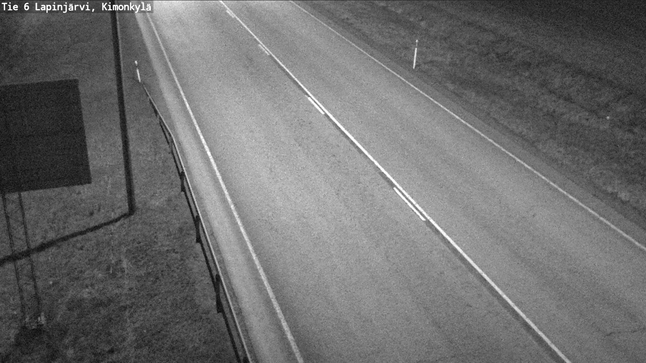 Weather Camera Image Väg 6 Lapinjärvi, Kimoböle, Lapinjärvi, Uusimaa