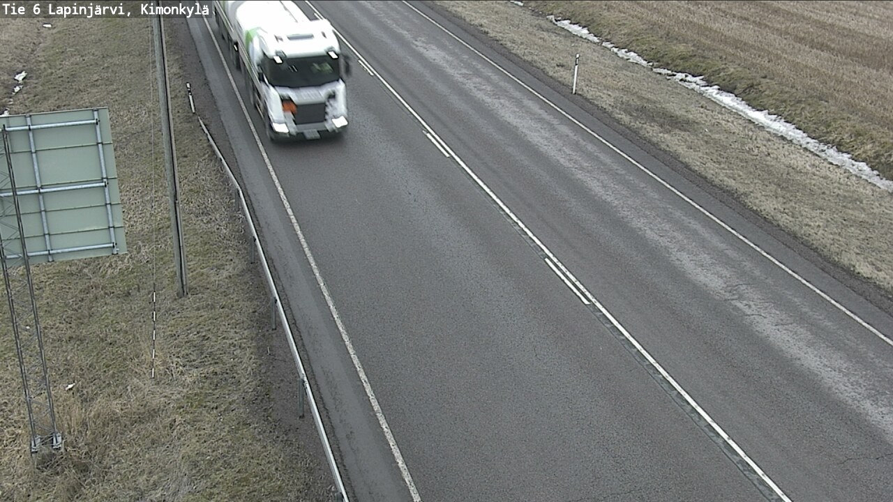 Weather Camera Image Road 6 Lapinjärvi, Kimonkylä, Lapinjärvi, Uusimaa