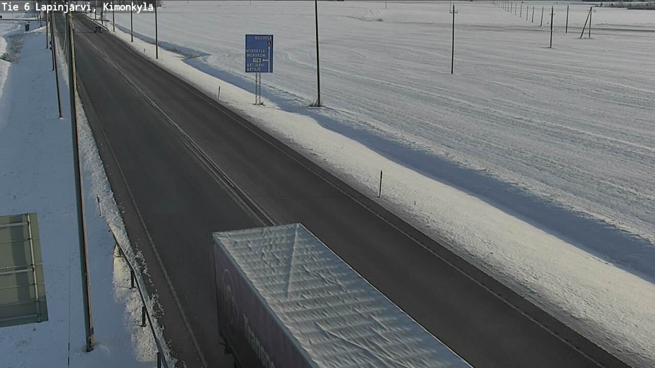 Kelikamerat Kuva Tie 6 Lapinjärvi, Kimonkylä, Lapinjärvi, Uusimaa