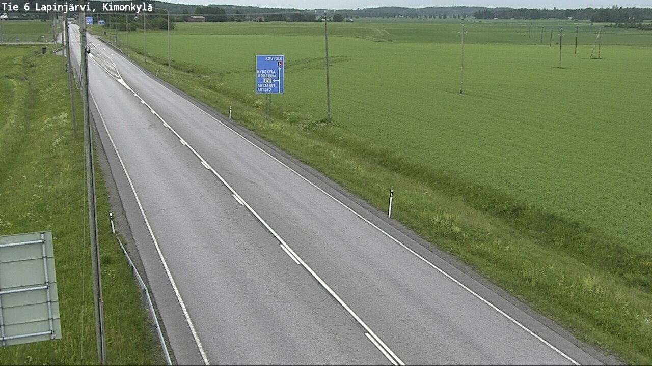 Kelikamerat Kuva Tie 6 Lapinjärvi, Kimonkylä, Lapinjärvi, Uusimaa