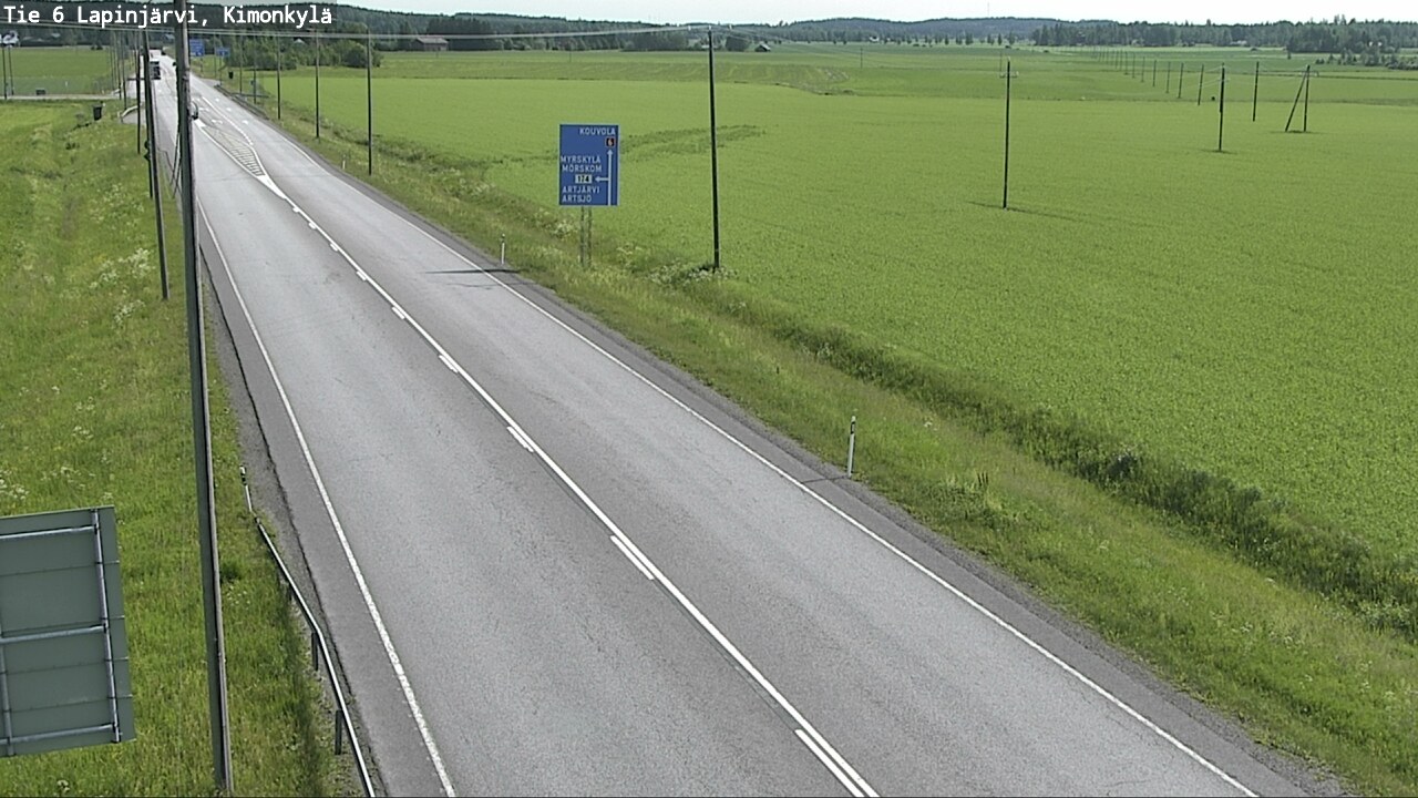 Kelikamerat Kuva Tie 6 Lapinjärvi, Kimonkylä, Lapinjärvi, Uusimaa