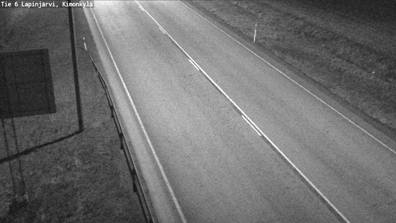 Weather Camera Image Road 6 Lapinjärvi, Kimonkylä, Lapinjärvi, Uusimaa