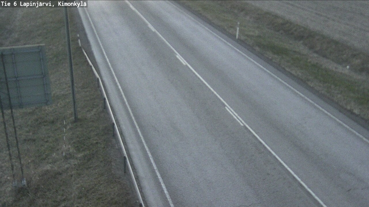 Weather Camera Image Väg 6 Lapinjärvi, Kimoböle, Lapinjärvi, Uusimaa