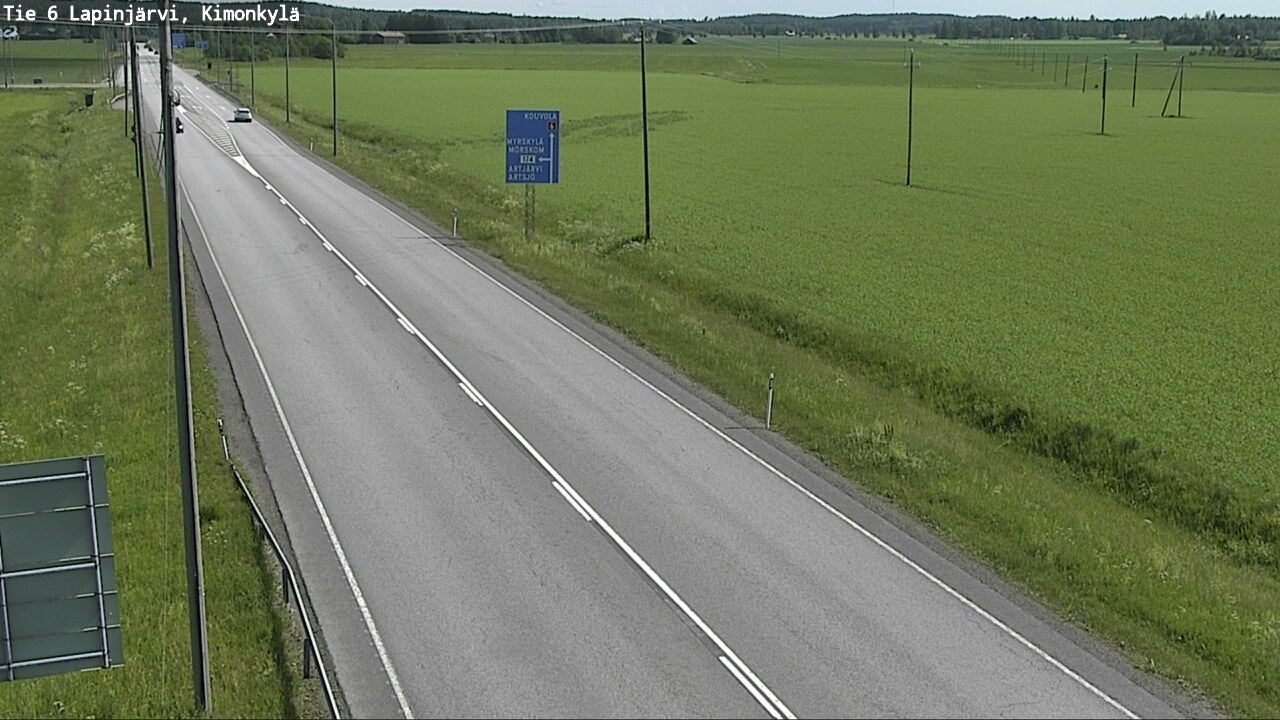Kelikamerat Kuva Tie 6 Lapinjärvi, Kimonkylä, Lapinjärvi, Uusimaa