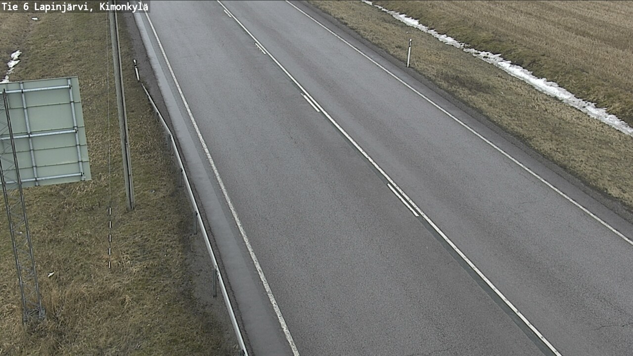 Weather Camera Image Väg 6 Lapinjärvi, Kimoböle, Lapinjärvi, Uusimaa