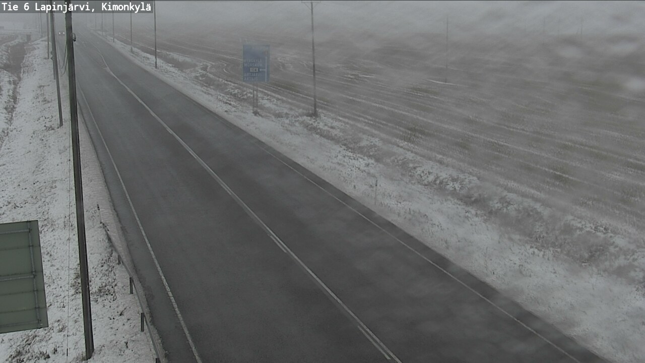 Weather Camera Image Väg 6 Lapinjärvi, Kimoböle, Lapinjärvi, Uusimaa