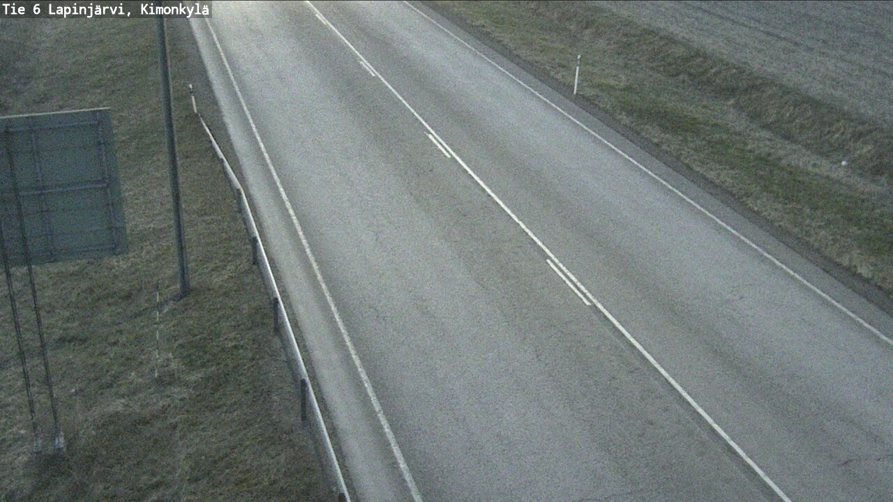 Weather Camera Image Väg 6 Lapinjärvi, Kimoböle, Lapinjärvi, Uusimaa