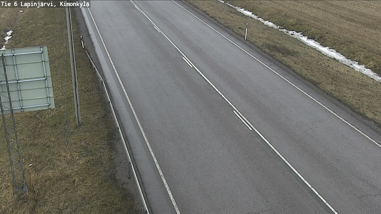 Weather Camera Image Väg 6 Lapinjärvi, Kimoböle, Lapinjärvi, Uusimaa