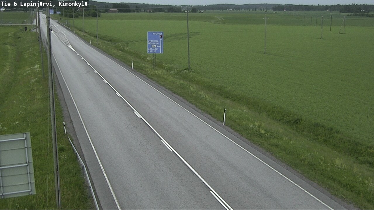 Kelikamerat Kuva Tie 6 Lapinjärvi, Kimonkylä, Lapinjärvi, Uusimaa