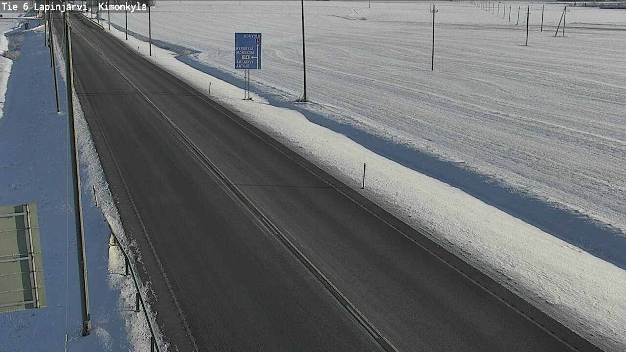 Kelikamerat Kuva Tie 6 Lapinjärvi, Kimonkylä, Lapinjärvi, Uusimaa