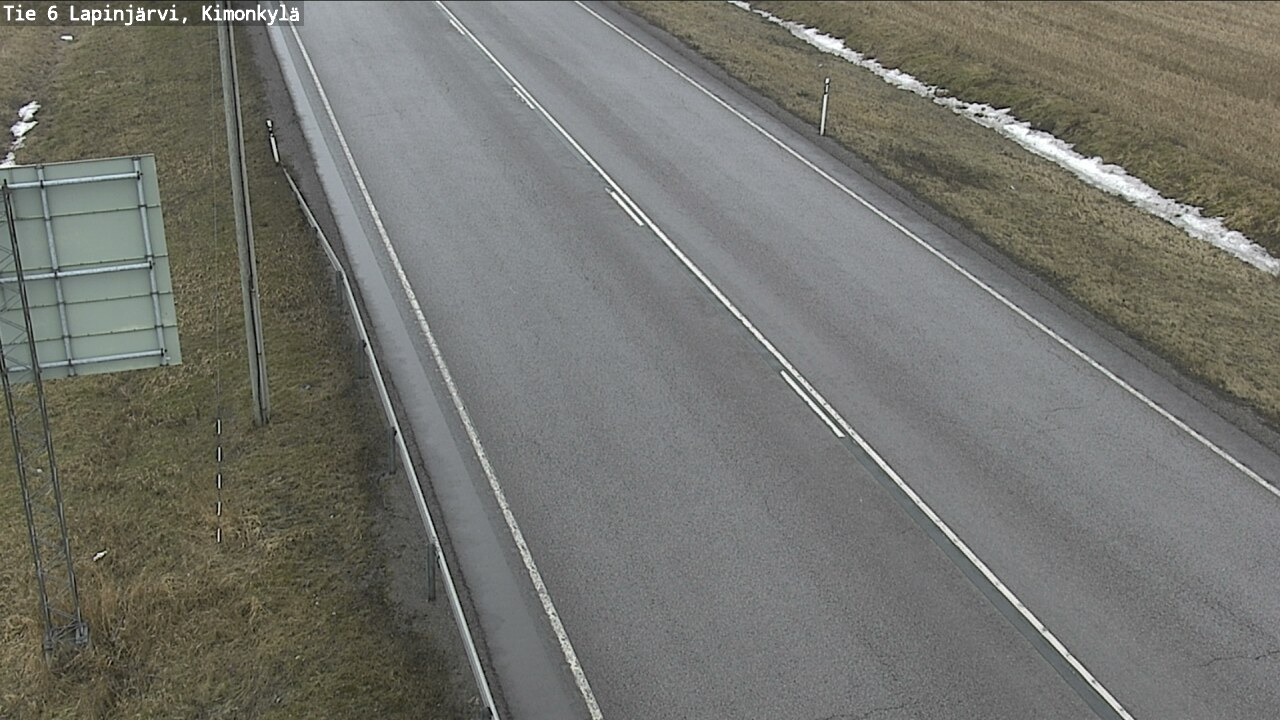 Weather Camera Image Väg 6 Lapinjärvi, Kimoböle, Lapinjärvi, Uusimaa
