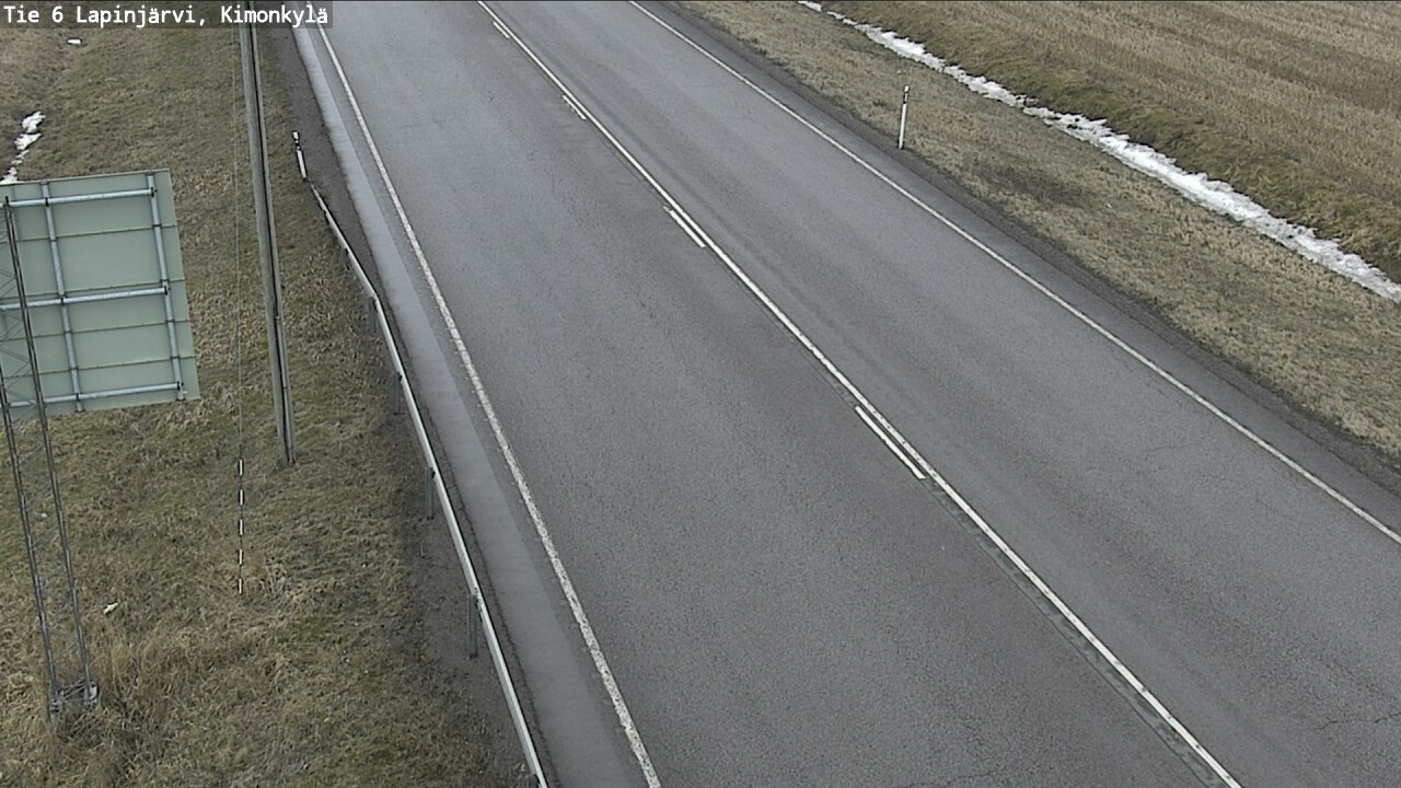 Weather Camera Image Väg 6 Lapinjärvi, Kimoböle, Lapinjärvi, Uusimaa