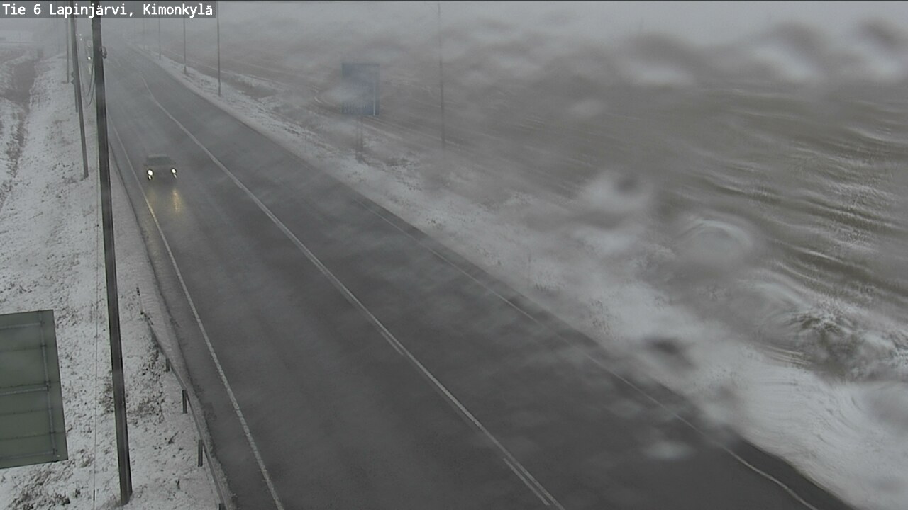 Weather Camera Image Väg 6 Lapinjärvi, Kimoböle, Lapinjärvi, Uusimaa