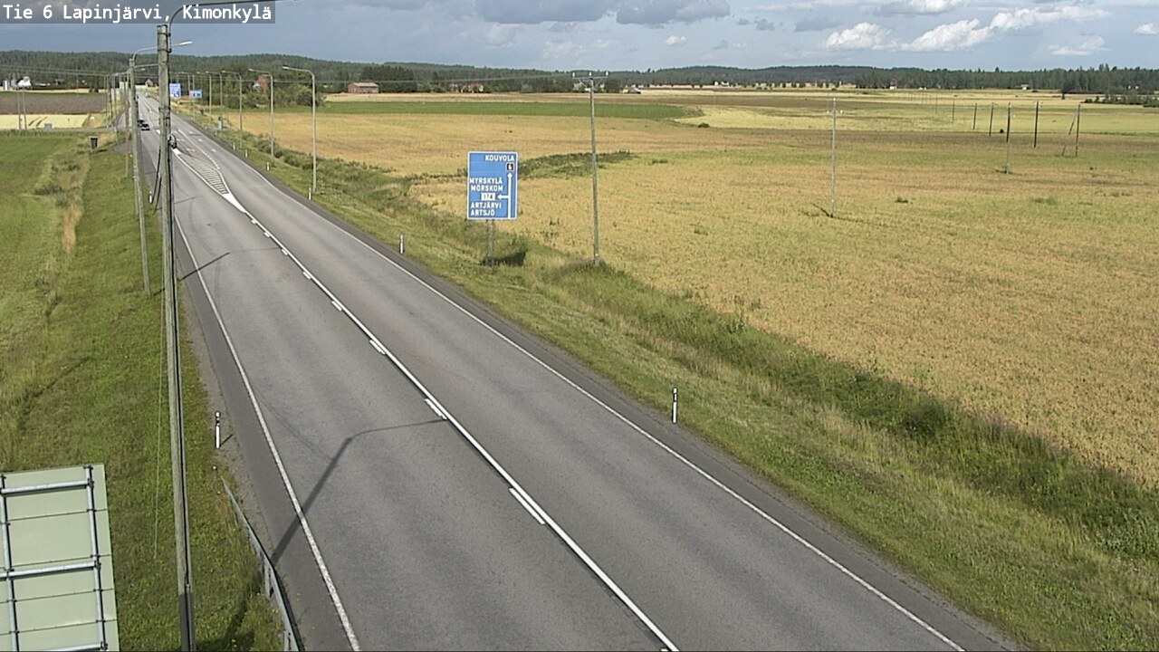 Kelikamerat Kuva Tie 6 Lapinjärvi, Kimonkylä, Lapinjärvi, Uusimaa