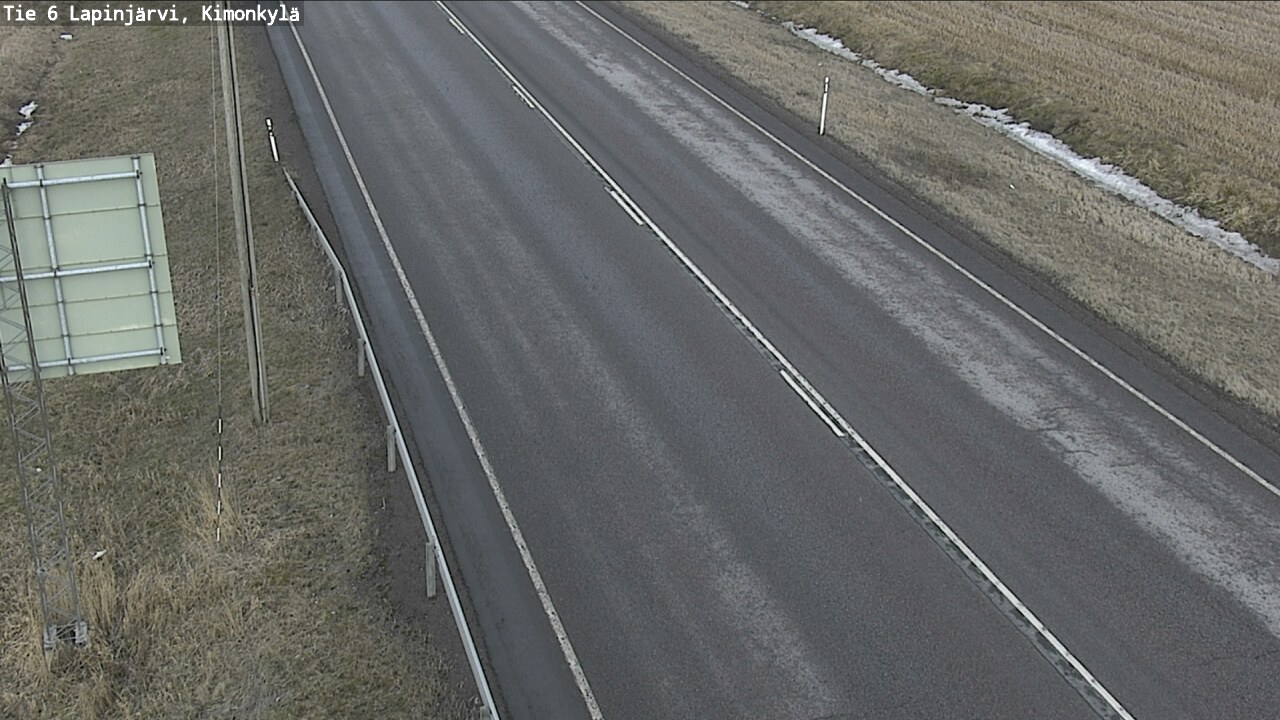 Weather Camera Image Road 6 Lapinjärvi, Kimonkylä, Lapinjärvi, Uusimaa