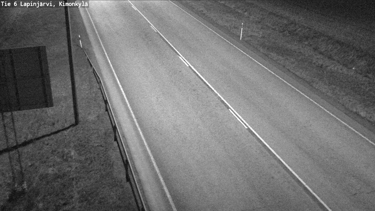 Weather Camera Image Väg 6 Lapinjärvi, Kimoböle, Lapinjärvi, Uusimaa