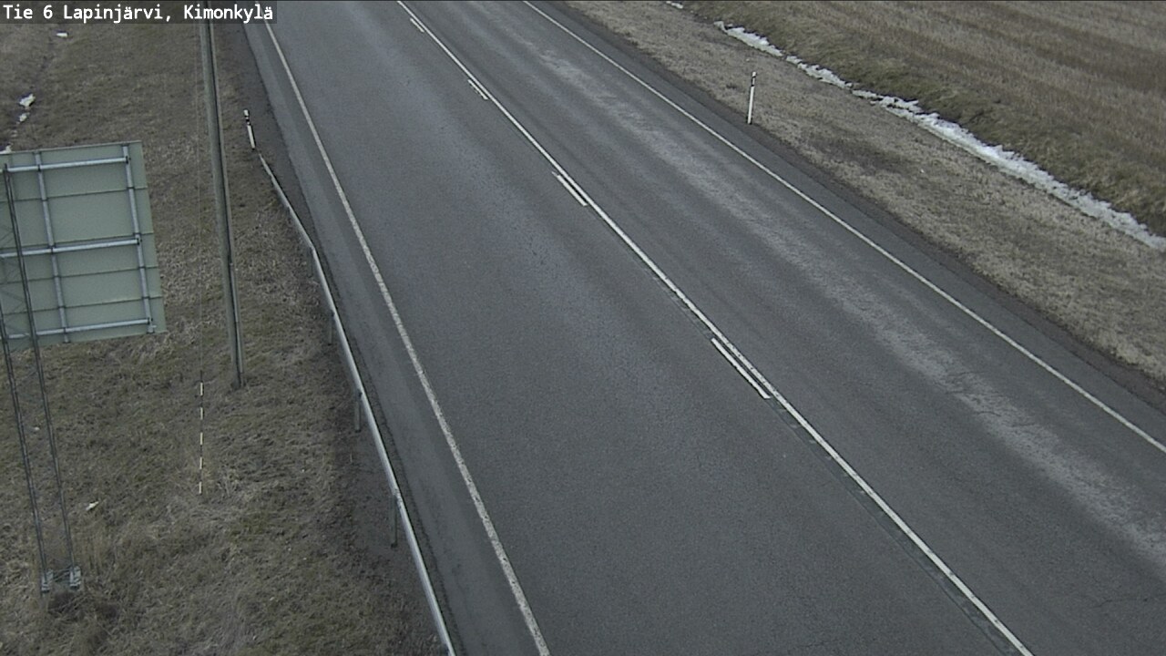 Weather Camera Image Road 6 Lapinjärvi, Kimonkylä, Lapinjärvi, Uusimaa