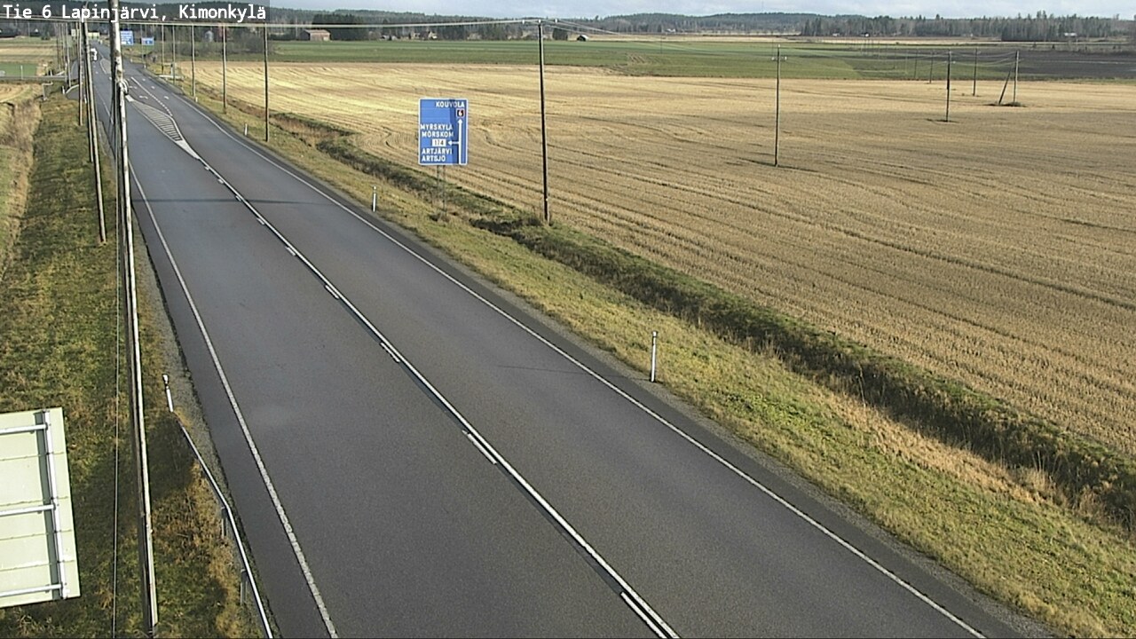 Kelikamerat Kuva Tie 6 Lapinjärvi, Kimonkylä, Lapinjärvi, Uusimaa