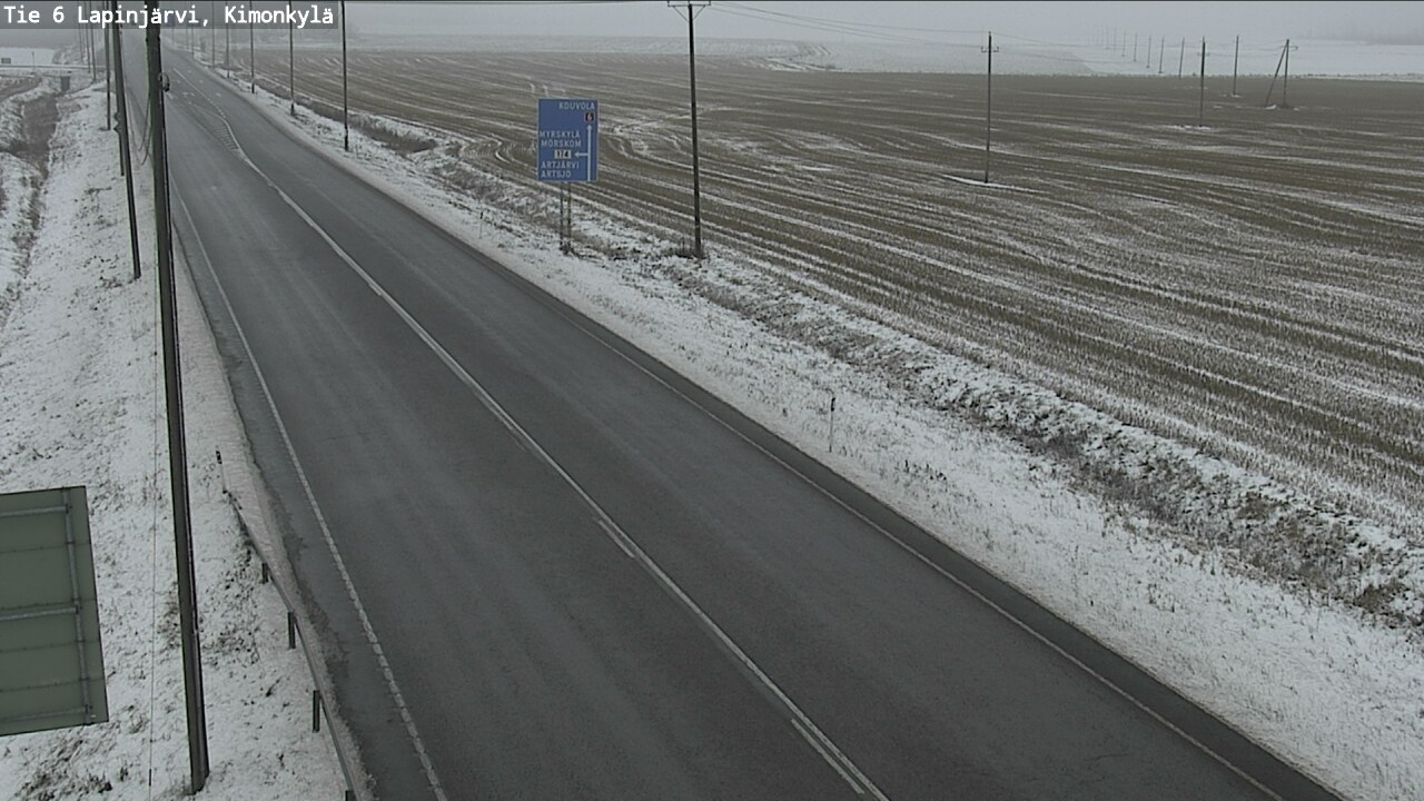 Kelikamerat Kuva Tie 6 Lapinjärvi, Kimonkylä, Lapinjärvi, Uusimaa