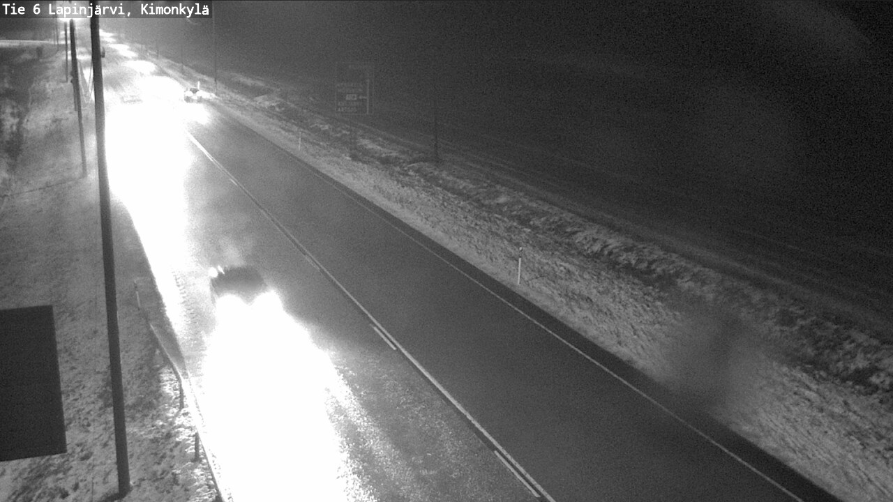 Weather Camera Image Väg 6 Lapinjärvi, Kimoböle, Lapinjärvi, Uusimaa