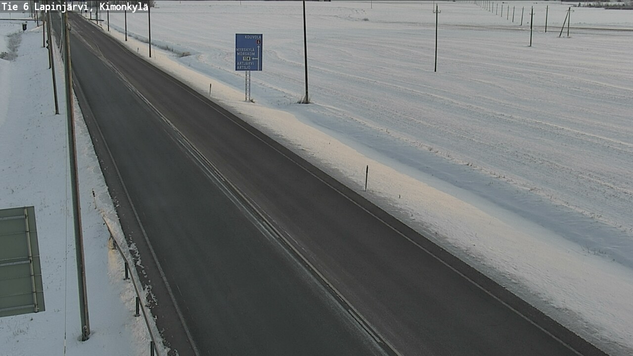 Kelikamerat Kuva Tie 6 Lapinjärvi, Kimonkylä, Lapinjärvi, Uusimaa