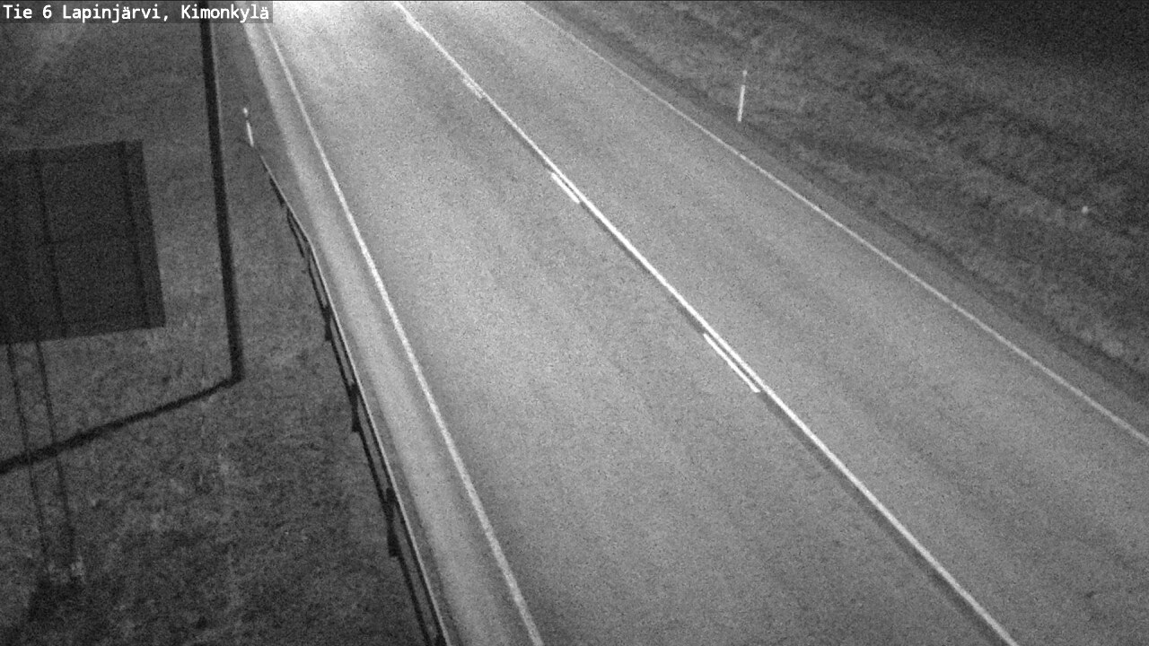 Weather Camera Image Väg 6 Lapinjärvi, Kimoböle, Lapinjärvi, Uusimaa