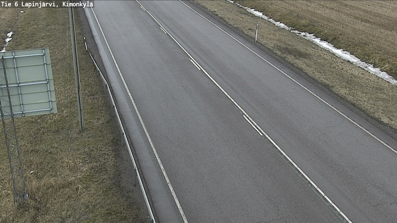 Weather Camera Image Väg 6 Lapinjärvi, Kimoböle, Lapinjärvi, Uusimaa