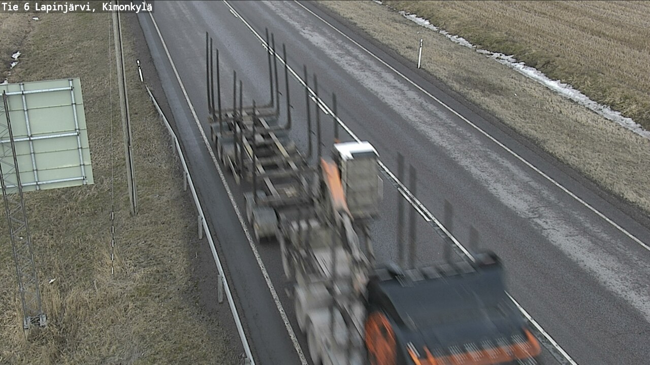 Weather Camera Image Road 6 Lapinjärvi, Kimonkylä, Lapinjärvi, Uusimaa