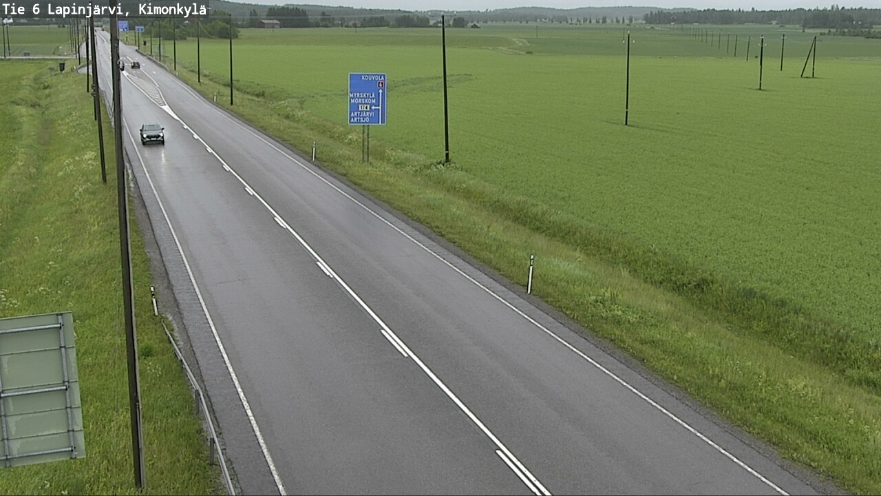 Weather Camera Image Väg 6 Lapinjärvi, Kimoböle, Lapinjärvi, Uusimaa