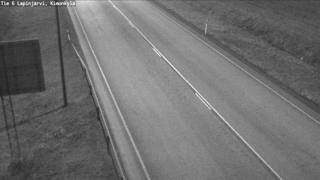 Weather Camera Image Väg 6 Lapinjärvi, Kimoböle, Lapinjärvi, Uusimaa